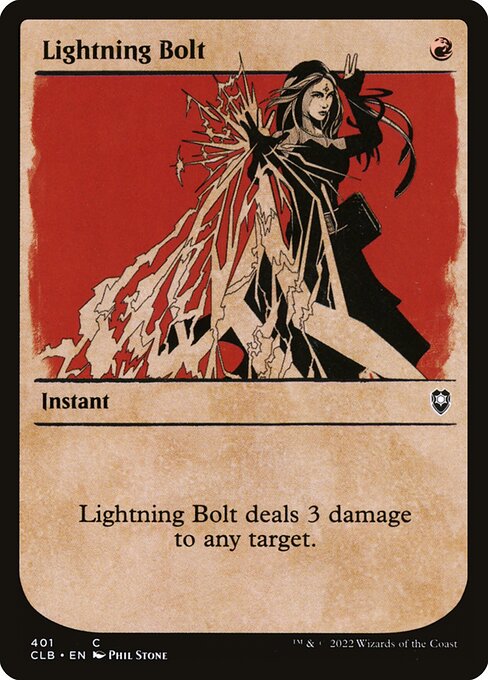 Commander Legends: Battle for Baldur's Gate - 401 - Lightning Bolt - Common - R - Foil