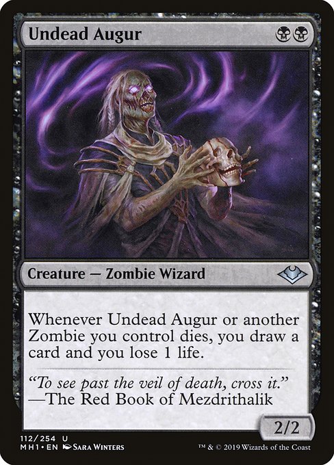 Modern Horizons - 112 - Undead Augur - Uncommon - B - Non-foil