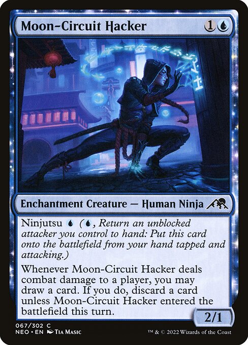 Kamigawa: Neon Dynasty - 67 - Moon-Circuit Hacker - Common - U - Non-foil