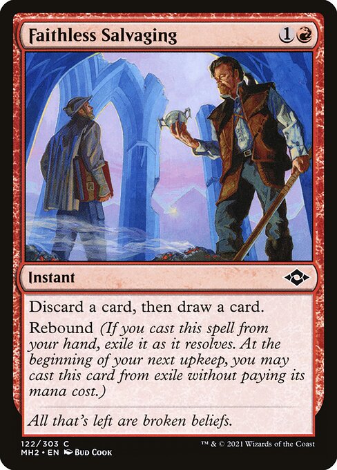 Modern Horizons 2 - 122 - Faithless Salvaging - Common - R - Non-foil