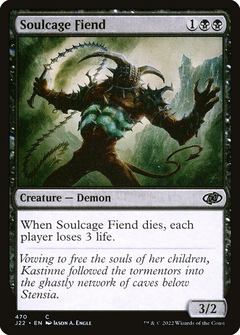 Jumpstart 2022 - 470 - Soulcage Fiend - Common - B - Non-foil
