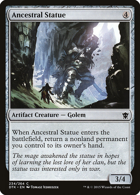 Dragons of Tarkir - 234 - Ancestral Statue - Common - C - Non-foil