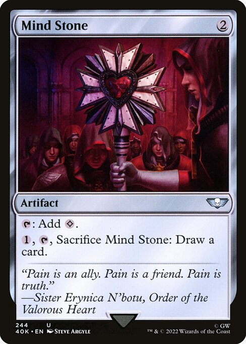 Warhammer 40,000 Commander - 244 - Mind Stone - Uncommon - C - Non-foil
