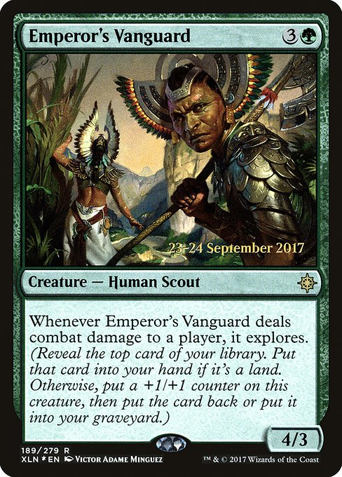 Ixalan Promos - 189s - Emperor's Vanguard - Rare - G - Foil - Datestamped Promo