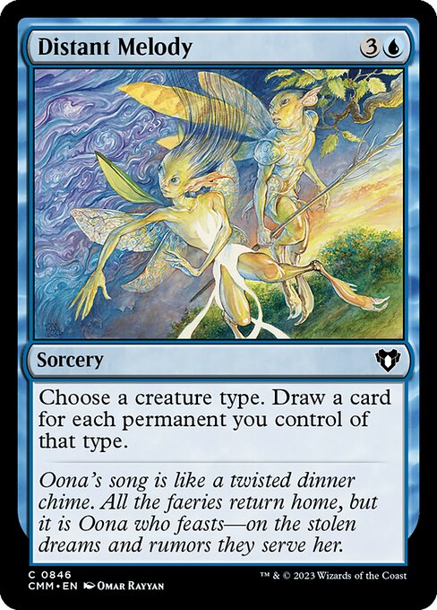 Commander Masters - 846 - Distant Melody - Common - U - Non-foil