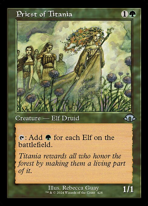 Modern Horizons 3 - 428 - Priest of Titania - Uncommon - G - Non-foil