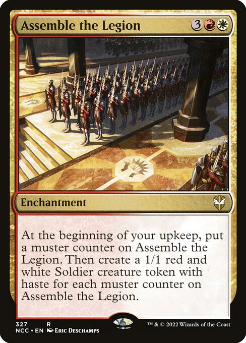 New Capenna Commander - 327 - Assemble the Legion - Rare - WR - Non-foil