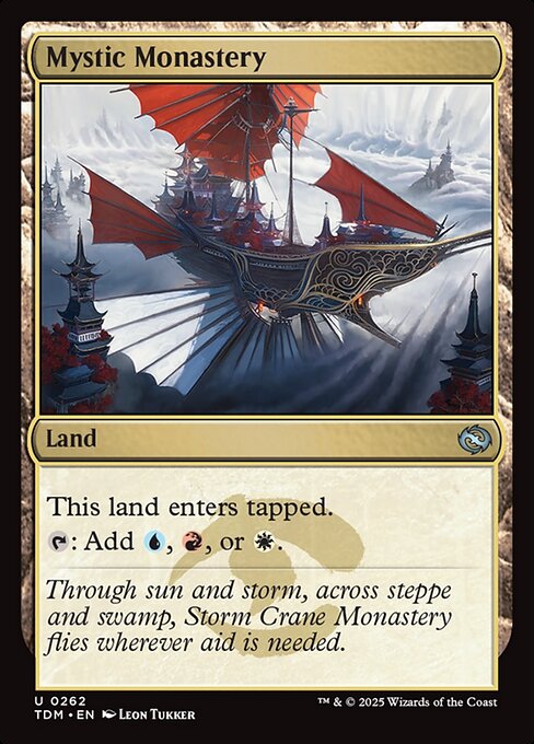 Tarkir: Dragonstorm - 262 - Mystic Monastery - Uncommon - C - Non-foil