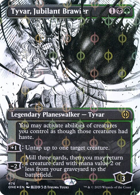 Phyrexia: All Will Be One - 476 - Tyvar, Jubilant Brawler - Rare - BG - Foil