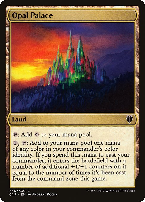 Commander 2017 - 266 - Opal Palace - Common - C - Non-foil