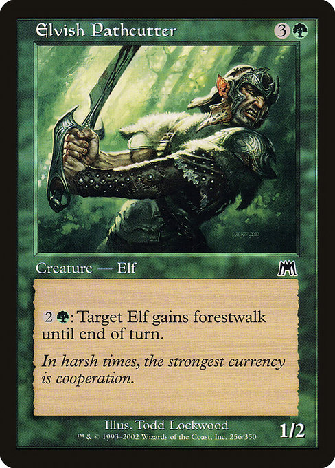 Onslaught - 256 - Elvish Pathcutter - Common - G - Non-foil