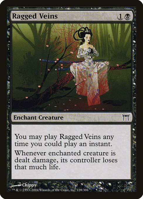 Champions of Kamigawa - 139 - Ragged Veins - Common - B - Non-foil
