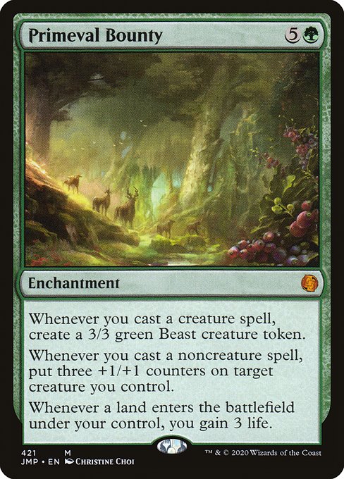 Jumpstart - 421 - Primeval Bounty - Mythic - G - Non-foil