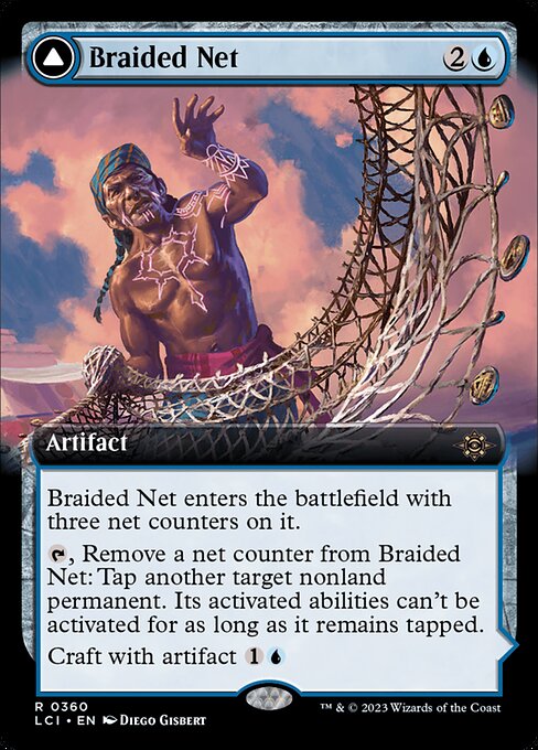 The Lost Caverns of Ixalan - 360 - Braided Net // Braided Quipu - Rare - C - Non-foil