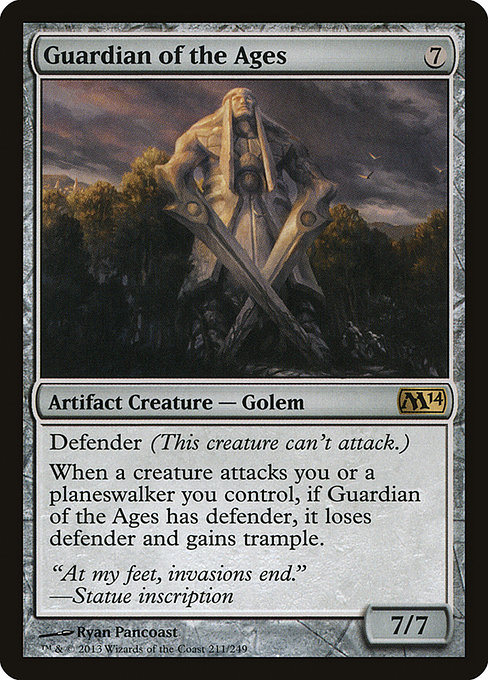 Magic 2014 - 211 - Guardian of the Ages - Rare - C - Non-foil