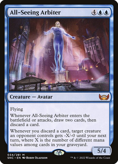 Streets of New Capenna - 34 - All-Seeing Arbiter - Mythic - U - Non-foil
