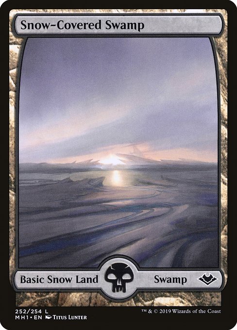 Modern Horizons - 252 - Snow-Covered Swamp - Common - C - Non-foil