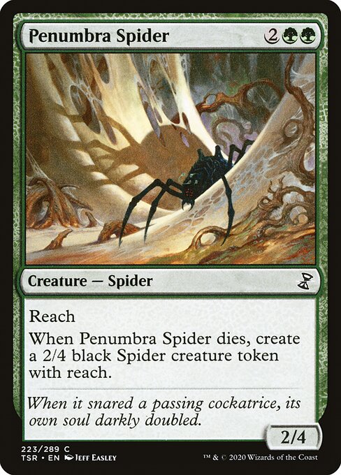 Time Spiral Remastered - 223 - Penumbra Spider - Common - G - Non-foil