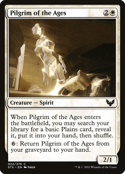 Strixhaven: School of Mages - 22 - Pilgrim of the Ages - Common - W - Non-foil