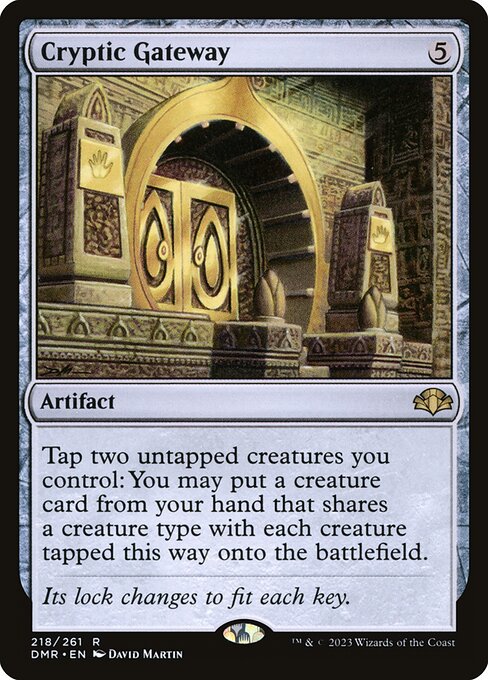 Dominaria Remastered - 218 - Cryptic Gateway - Rare - C - Foil