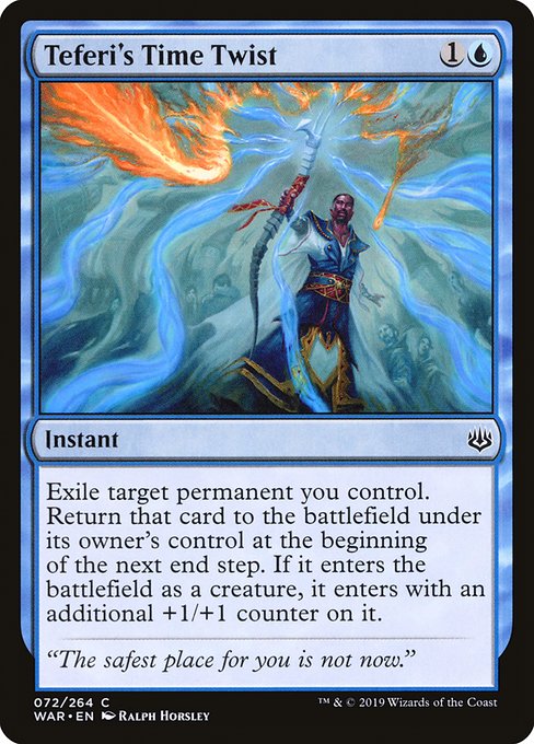 War of the Spark - 72 - Teferi's Time Twist - Common - U - Non-foil