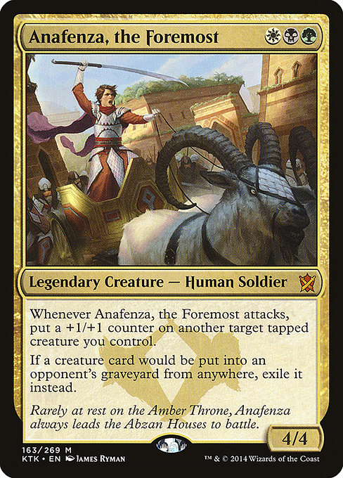 Khans of Tarkir - 163 - Anafenza, the Foremost - Mythic - Multi - Non-foil