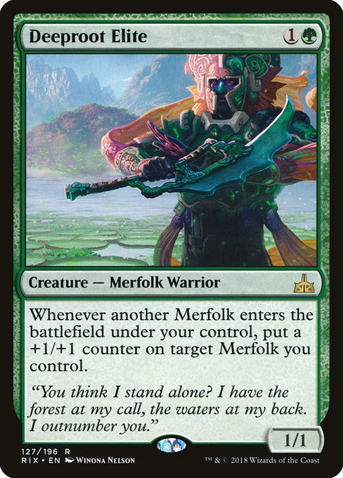 Rivals of Ixalan - 127 - Deeproot Elite - Rare - G - Foil