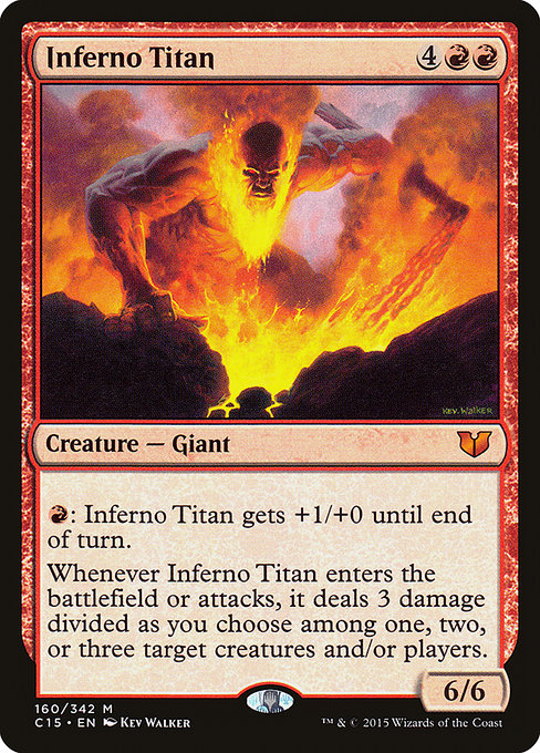 Commander 2015 - 160 - Inferno Titan - Mythic - R - Non-foil
