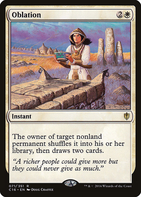 Commander 2016 - 71 - Oblation - Rare - W - Non-foil