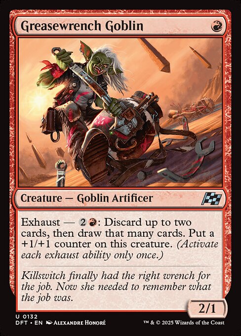 Aetherdrift - 132 - Greasewrench Goblin - Uncommon - R - Non-foil