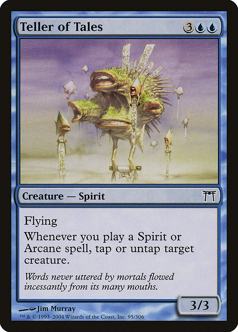 Champions of Kamigawa - 95 - Teller of Tales - Common - U - Non-foil