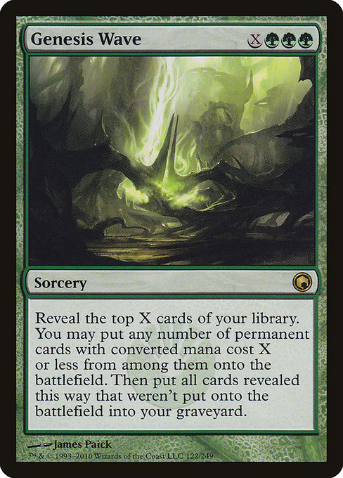 Scars of Mirrodin - 122 - Genesis Wave - Rare - G - Non-foil