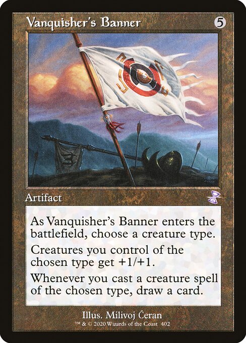 Time Spiral Remastered - 402 - Vanquisher's Banner - Special - C - Non-foil