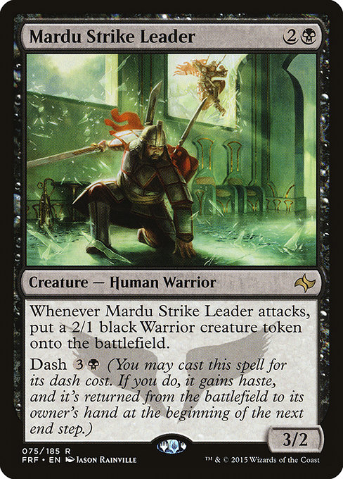 Fate Reforged - 75 - Mardu Strike Leader - Rare - B - Non-foil