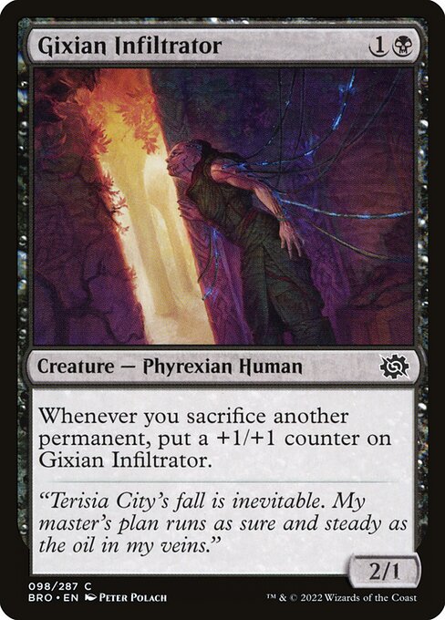 The Brothers' War - 98 - Gixian Infiltrator - Common - B - Non-foil