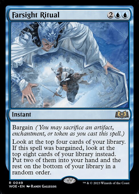 Wilds of Eldraine - 49 - Farsight Ritual - Rare - U - Foil