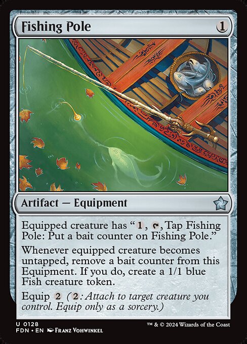 Foundations - 128 - Fishing Pole - Uncommon - C - Non-foil