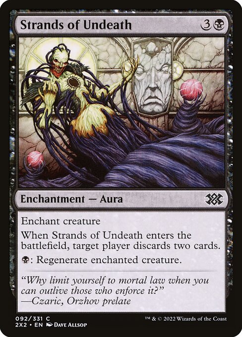 Double Masters 2022 - 92 - Strands of Undeath - Common - B - Non-foil