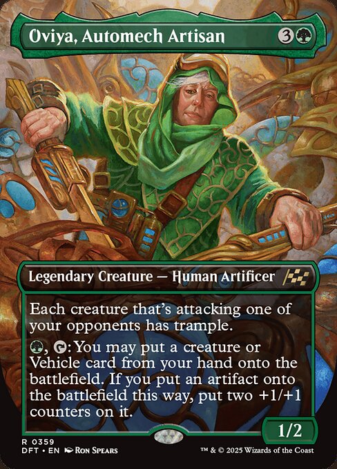 Aetherdrift - 359 - Oviya, Automech Artisan - Rare - G - Non-foil