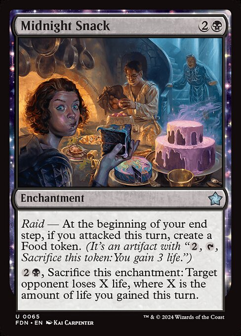 Foundations - 65 - Midnight Snack - Uncommon - B - Foil