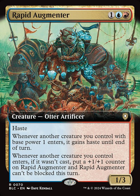 Bloomburrow Commander - 70 - Rapid Augmenter - Rare - UR - Non-foil