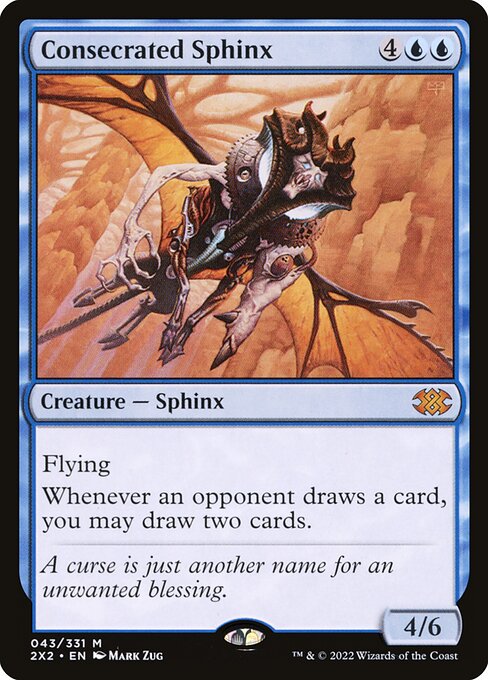 Double Masters 2022 - 43 - Consecrated Sphinx - Mythic - U - Non-foil
