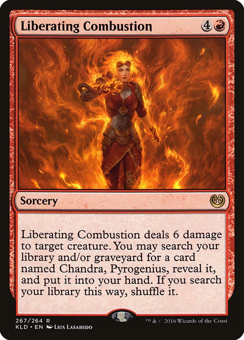 Kaladesh - 267 - Liberating Combustion - Rare - R - Non-foil