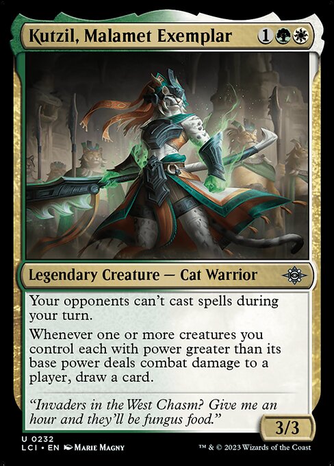 The Lost Caverns of Ixalan - 232 - Kutzil, Malamet Exemplar - Uncommon - WG - Non-foil