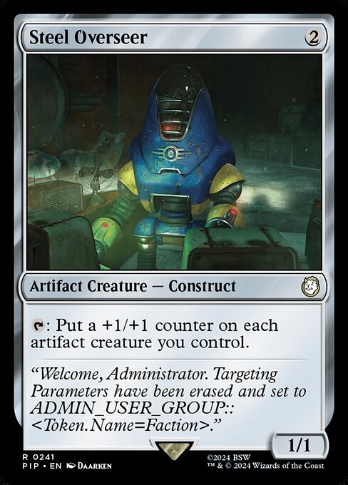 Fallout - 241 - Steel Overseer - Rare - C - Non-foil