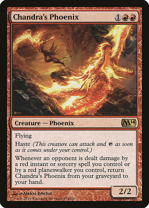 Magic 2014 - 134 - Chandra's Phoenix - Rare - R - Non-foil