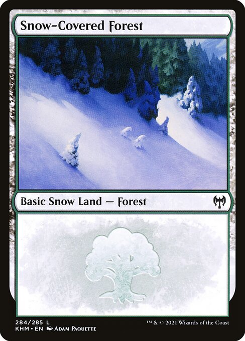 Kaldheim - 284 - Snow-Covered Forest - Common - C - Non-foil