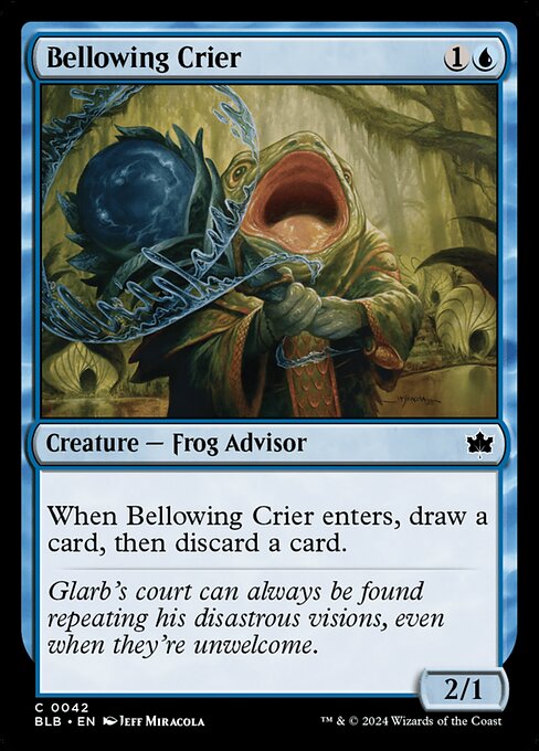 Bloomburrow - 42 - Bellowing Crier - Common - U - Foil