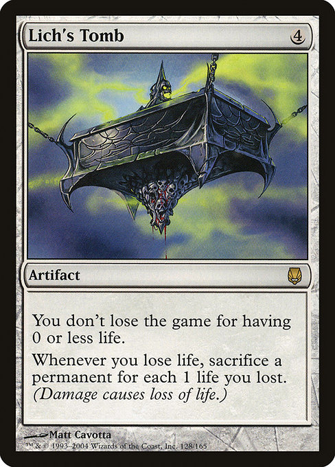 Darksteel - 128 - Lich's Tomb - Rare - C - Non-foil