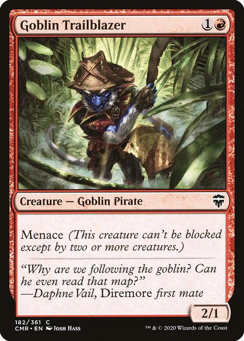 Commander Legends - 182 - Goblin Trailblazer - Common - R - Non-foil